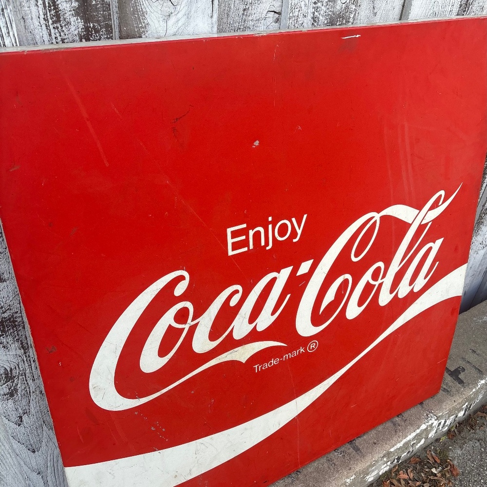 37” huge Coca-Cola Sign vintage